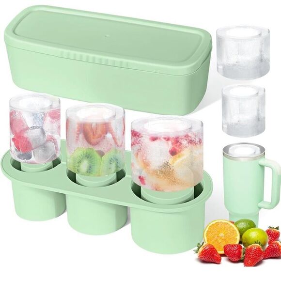 Ice tray for Stanley Cups high quality silicone BPA free dishwasher safe NIB 40 - Picture 1 of 12